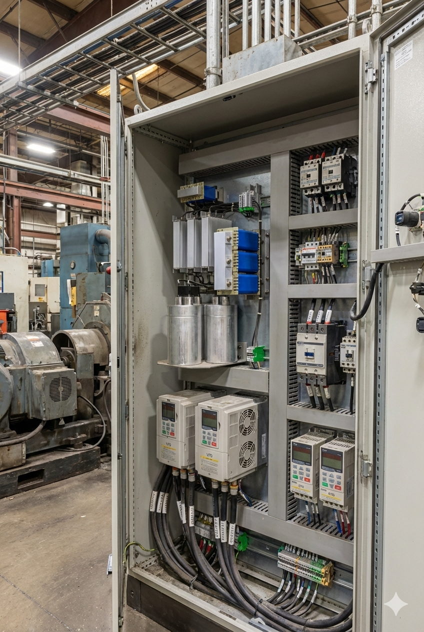 Tablero con filtro armónico pasivo REO